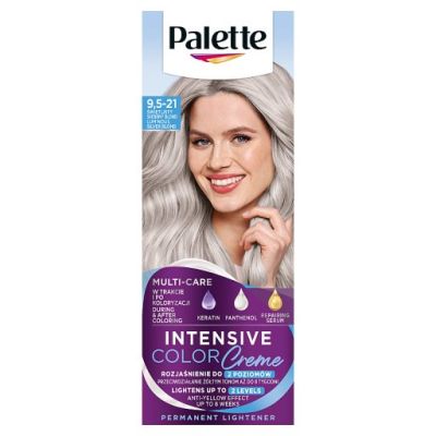 Palette Intensive Color Creme Farba do włosów świetlisty srebrny blond 9.5-21
