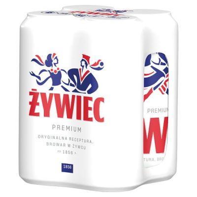 Żywiec Premium Piwo jasne 4 x 500 ml