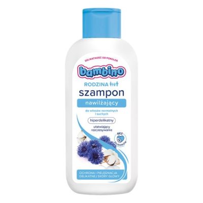 Bambino Rodzina Szampon nawilżający hiperdelikatny 400 ml