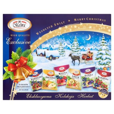 Malwa Sunny Garden Ekskluzywna kolekcja herbat 72 g (6 x 6 x 2 g)