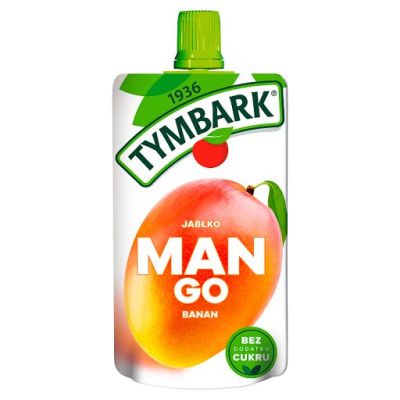Tymbark Mus 100% mango jabłko banan 120 g