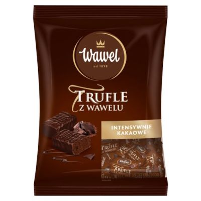 Wawel Trufle z Wawelu Cukierki kakaowe o smaku rumowym w czekoladzie 1000 g