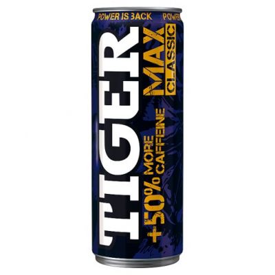 Tiger Max Classic Gazowany napój energetyzujący 250 ml