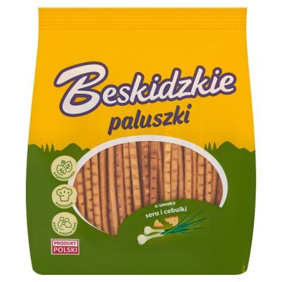 Beskidzkie Paluszki o smaku sera i cebulki 180 g