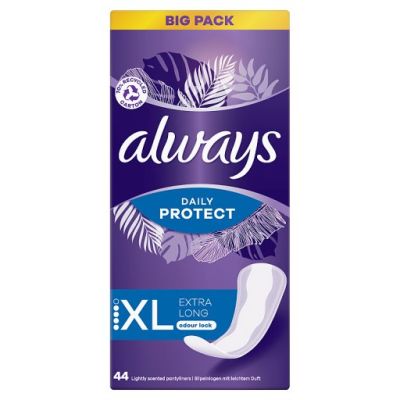 Always Dailies Extra Protect Long Plus Wkładki higieniczne, 44 sztuk