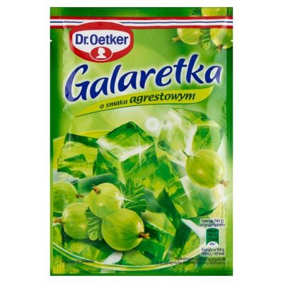 Dr. Oetker Galaretka o smaku agrestowym 72 g