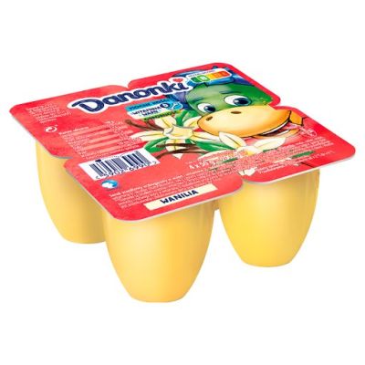 Danone Danonki Twarożek wanilia 200 g (4 x 50 g)