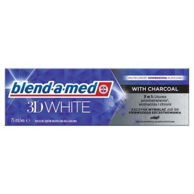 Blend-a-med 3D White Charcoal Pasta do zębów 75ml