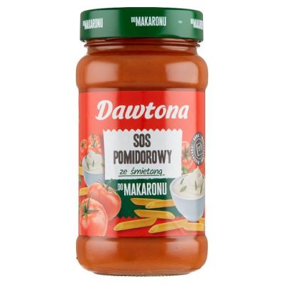 Dawtona Sos do spaghetti pomidorowo-śmietanowy 550 g