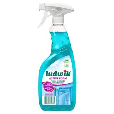 Ludwik Active Foam Floral Violet Płyn do mycia kabin prysznicowych 600 ml