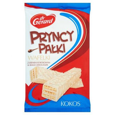 dr Gerard PryncyPałki kokos Wafelki z kremem kokosowym w białej czekoladzie 235 g