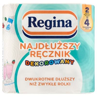 Regina Najdłuższy Ręcznik uniwersalny dekorowany 2 rolki