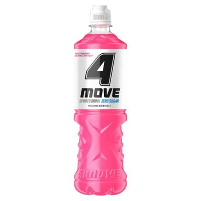 4Move Zero Sugar Napój niegazowany o smaku malina-dragonfruit 750 ml