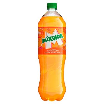 Mirinda Napój gazowany o smaku pomarańczy 1,5 l