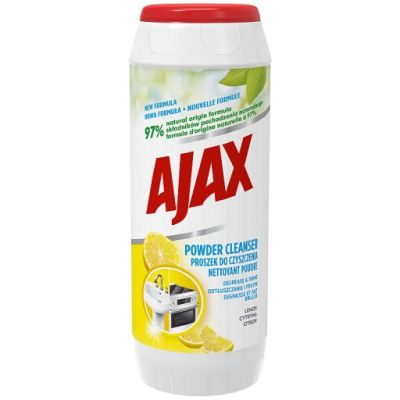 Ajax Cytryna Uniwersalny Odtłuszczanie i Połysk proszek do czyszczenia 450g