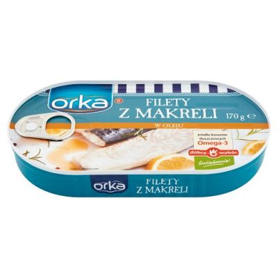 Dobry Wybór Orka Filety z makreli w oleju 170 g