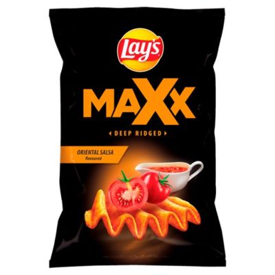 Lay's Maxx Chipsy ziemniaczane o smaku orientalnej salsy 130 g