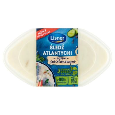 Lisner Śledź atlantycki w sosie śmietanowym 280 g