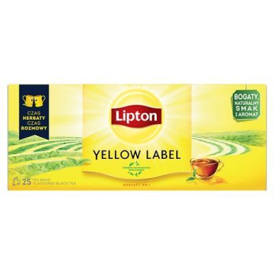 Lipton Yellow Label Herbata czarna 50 g (25 torebek)