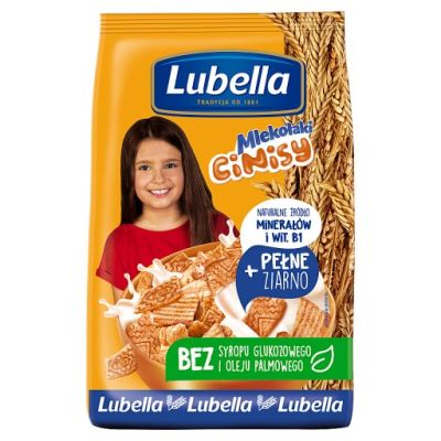 Lubella Mlekołaki Cinisy Zbożowe kwadraciki z cynamonem 250 g