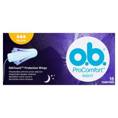 O.B. ProComfort Night Normal Tampony 16 sztuk
