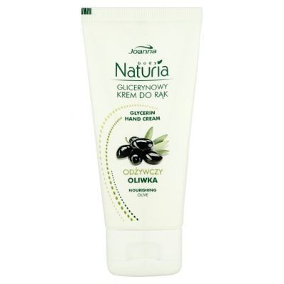 Joanna Naturia body Glicerynowy krem do rąk z oliwą z oliwek 50 g