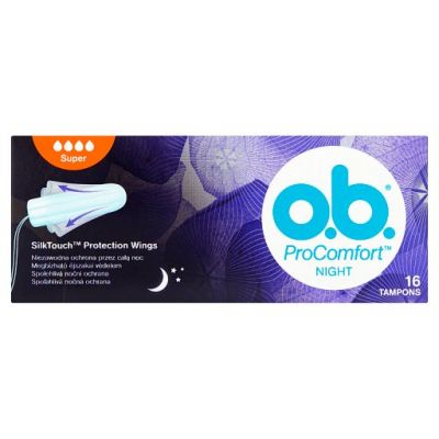 O.B. ProComfort Night Super Tampony 16 sztuk