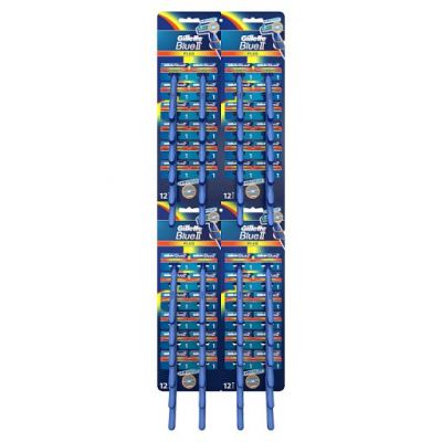 Gillette Blue II Plus Chromium Jednorazowe Maszynki Do Golenia Dla Mężczyzn, 1 sztuka