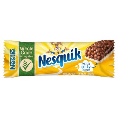 Nestlé Nesquik Płatki śniadaniowe w formie batonika 25 g