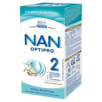 NAN OPTIPRO 2 Mleko następne w proszku dla niemowląt powyżej 6. miesiąca 350 g