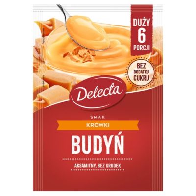 Delecta Budyń smak krówki 64 g