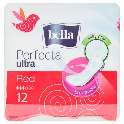 Bella Perfecta Ultra Red Podpaski higieniczne 12 sztuk