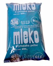 SIEDLCE MLEKO/PROSZ PEŁNE FOLIA 400G