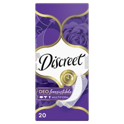 Discreet Multiform Irresistible Oddychające Wkładki Higieniczne x 20