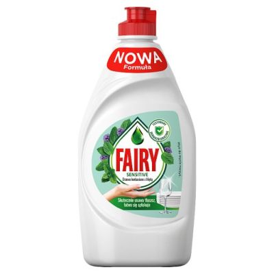 Fairy Skóra wrażliwa Tea Tree & Mint Płyn do mycia naczyń, delikatny dla skóry 450 ML