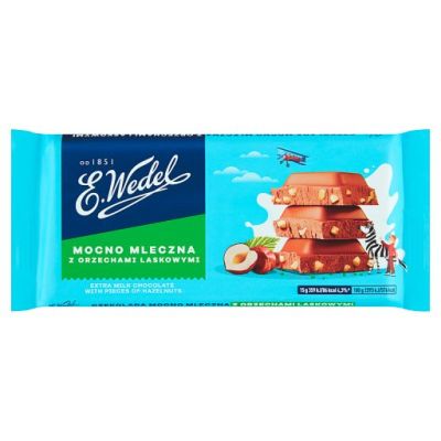 E. Wedel Czekolada mleczna z orzechami 90 g
