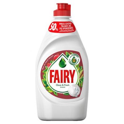 Fairy Clean & Fresh Granat z wiciokrzewem Płyn do mycia naczyń 450ML
