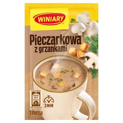 Winiary Zupa instant pieczarkowa z grzankami 14 g