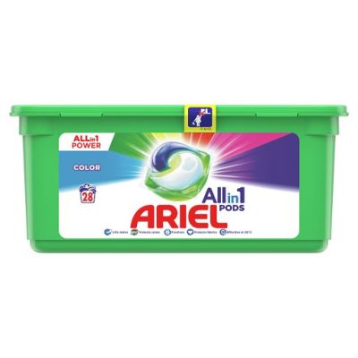 Ariel Allin1 Pods Color Kapsułki do prania, 28 prań