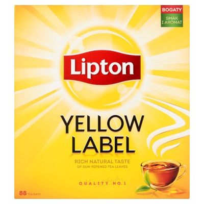 Lipton Yellow Label Herbata czarna 176 g (88 torebek)