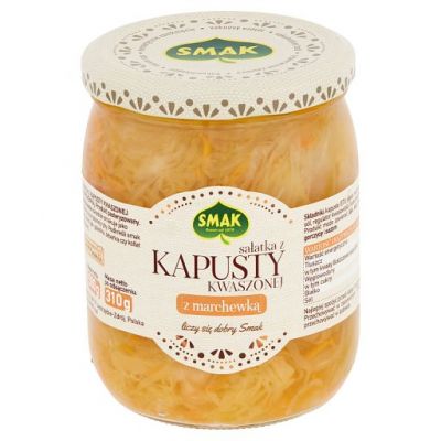 Smak Sałatka z kapusty kwaszonej z marchewką 500 g
