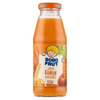 Bobo Frut Sok jabłko banan i marchewka po 5 miesiącu 300 ml