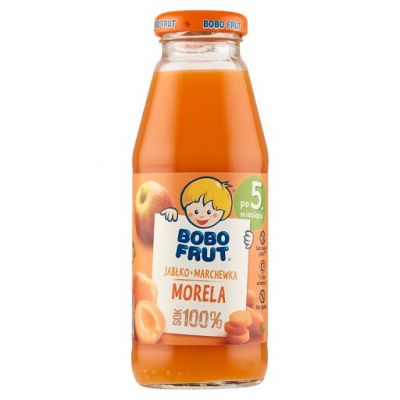Bobo Frut 100% sok jabłko marchewka i morela po 5 miesiącu 300 ml