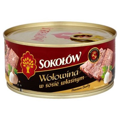 Sokołów Wołowina w sosie własnym 300 g