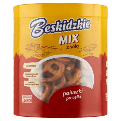 Aksam Beskidzkie Mix paluszki i precelki z solą 300 g