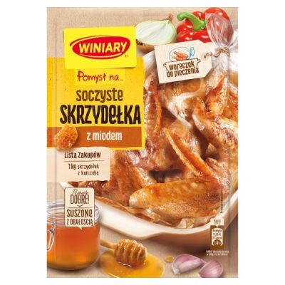 Winiary Pomysł na... Soczyste skrzydełka z miodem 28 g