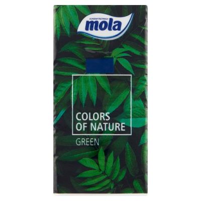 Mola Colors of Nature Green Chusteczki higieniczne 3 warstwowe 10 sztuk