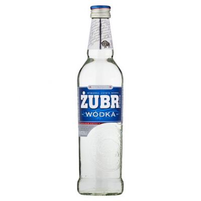 Żubr Strong Wyborna czysta wódka 500 ml