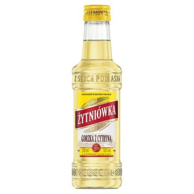 Żytniówka gorzka z cytryną Likier 200 ml