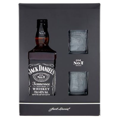 Jack Daniel's Whiskey 700 ml + 2 szklanki